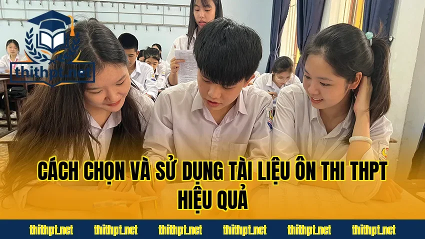 Cách chọn và sử dụng tài liệu ôn thi THPT hiệu quả