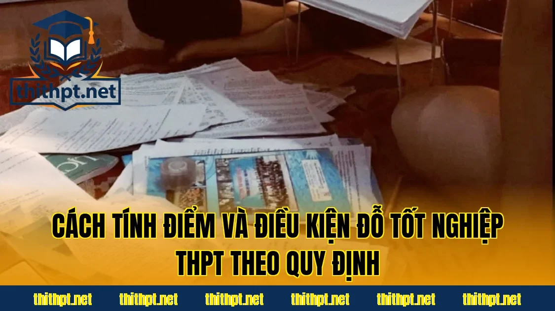 Cách tính điểm và điều kiện đỗ tốt nghiệp THPT theo quy định