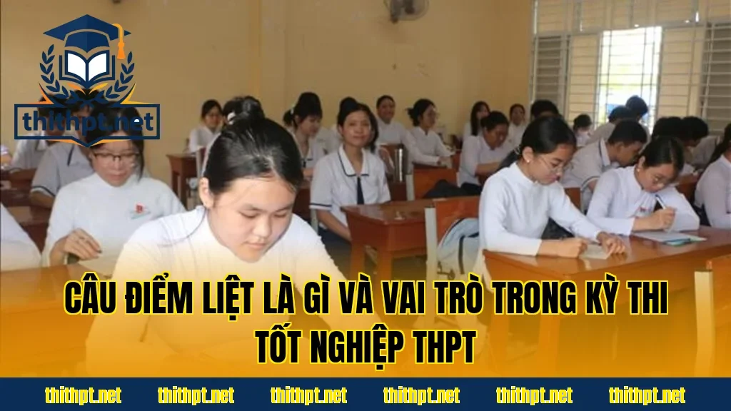 Câu điểm liệt là gì và vai trò trong kỳ thi tốt nghiệp THPT