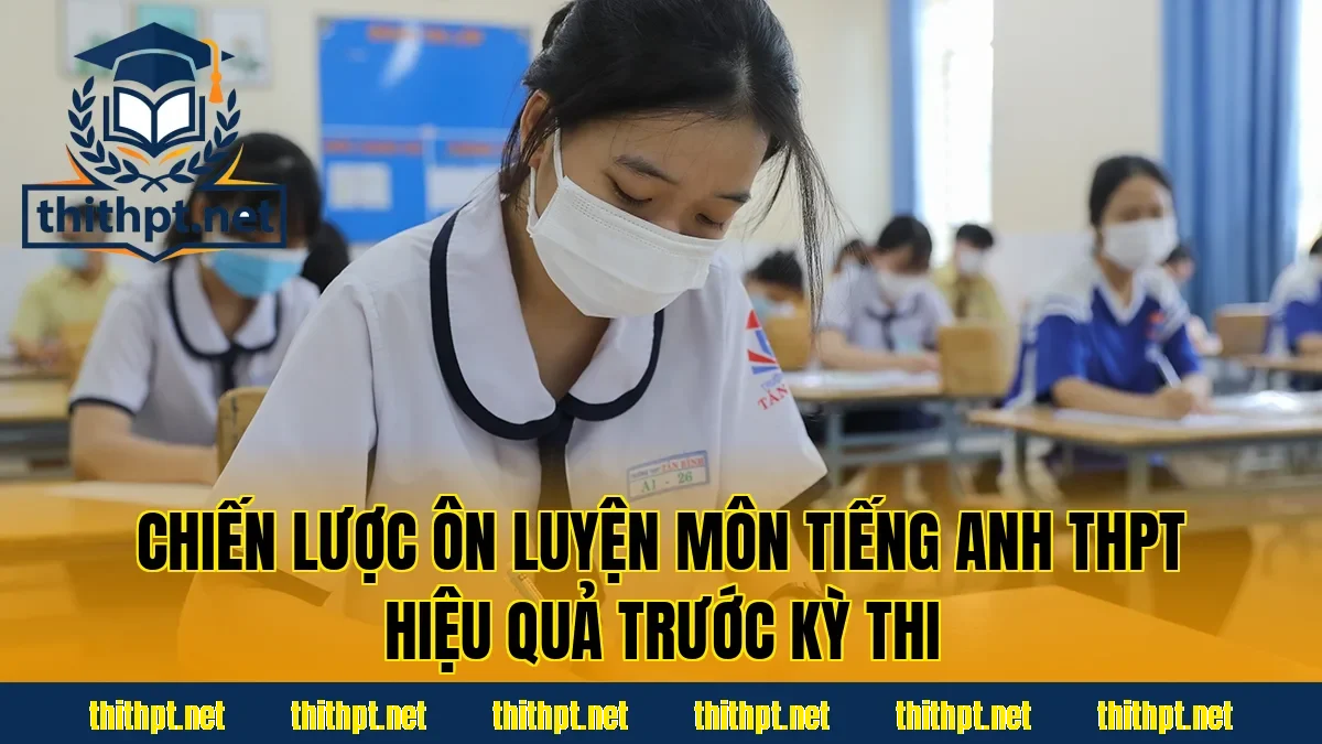 Chiến lược ôn luyện môn tiếng Anh THPT hiệu quả trước kỳ thi