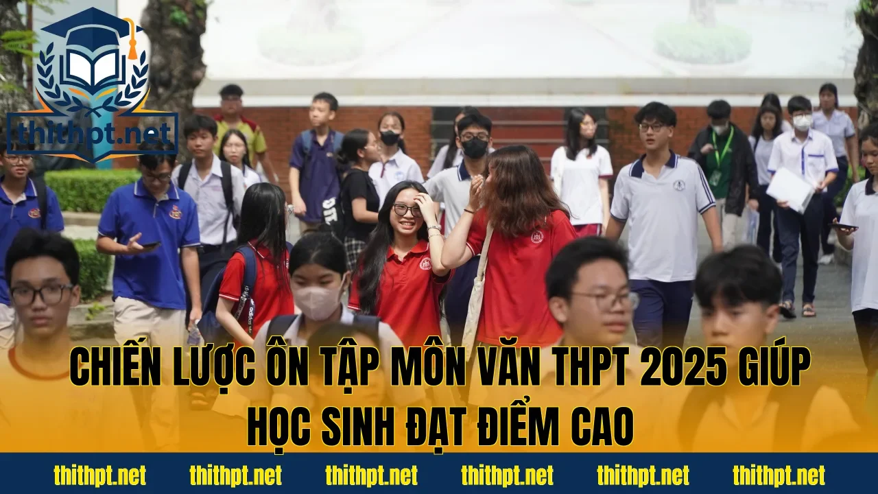 Chiến lược ôn tập môn Văn THPT 2025 giúp học sinh đạt điểm cao