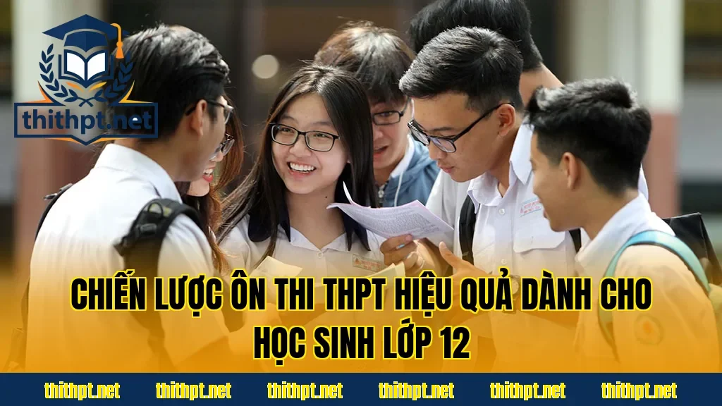 Chiến lược ôn thi THPT hiệu quả dành cho học sinh lớp 12