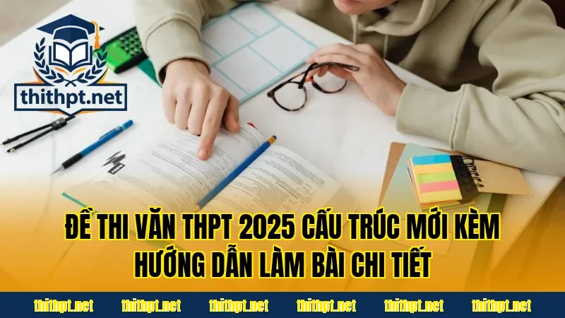 Đề thi Văn THPT 2025 cấu trúc mới kèm hướng dẫn làm bài chi tiết