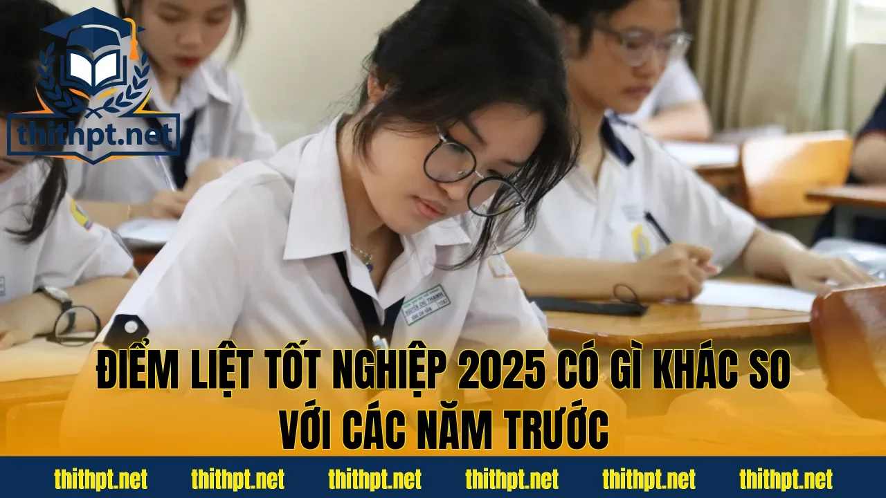 Điểm liệt tốt nghiệp 2025 có gì khác so với các năm trước