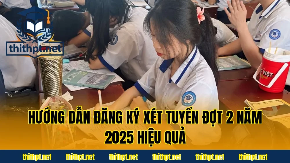 Hướng dẫn đăng ký xét tuyển đợt 2 năm 2025 hiệu quả