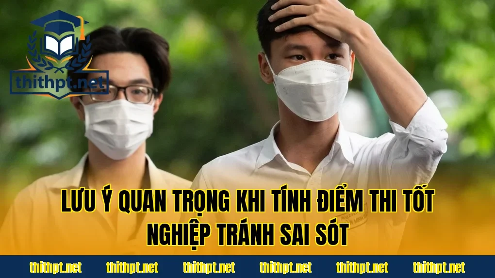 Lưu ý quan trọng khi tính điểm thi tốt nghiệp tránh sai sót