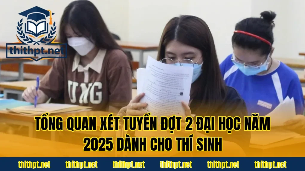 Tổng quan xét tuyển đợt 2 đại học năm 2025 dành cho thí sinh