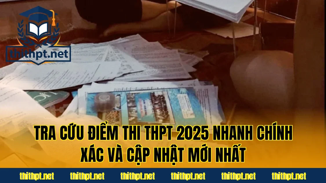 Tra cứu điểm thi THPT 2025 nhanh chính xác và cập nhật mới nhất