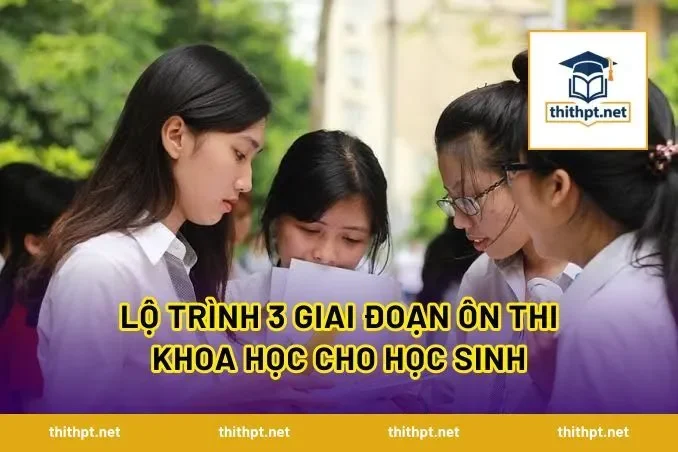 Lộ trình 3 giai đoạn ôn thi khoa học cho học sinh